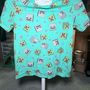 Minecraft Creeper/Blocks Kids T-Shirt